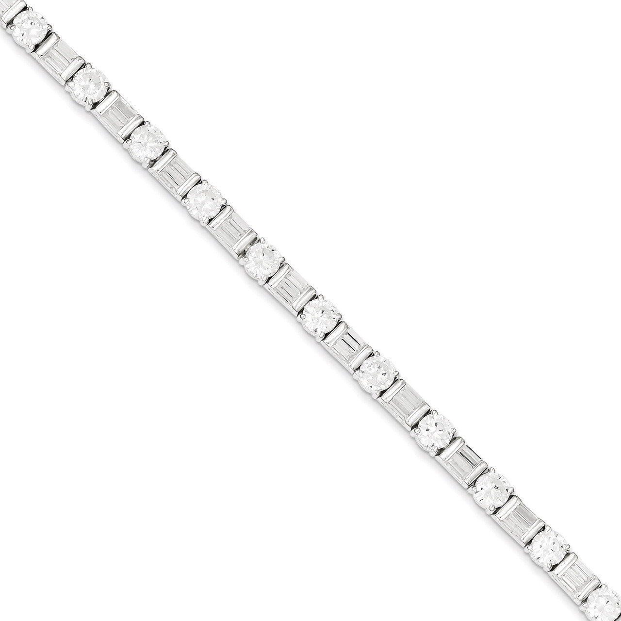 Bracelet Sterling Silver Diamond QX111CZ, MPN: QX111CZ, 815479015062