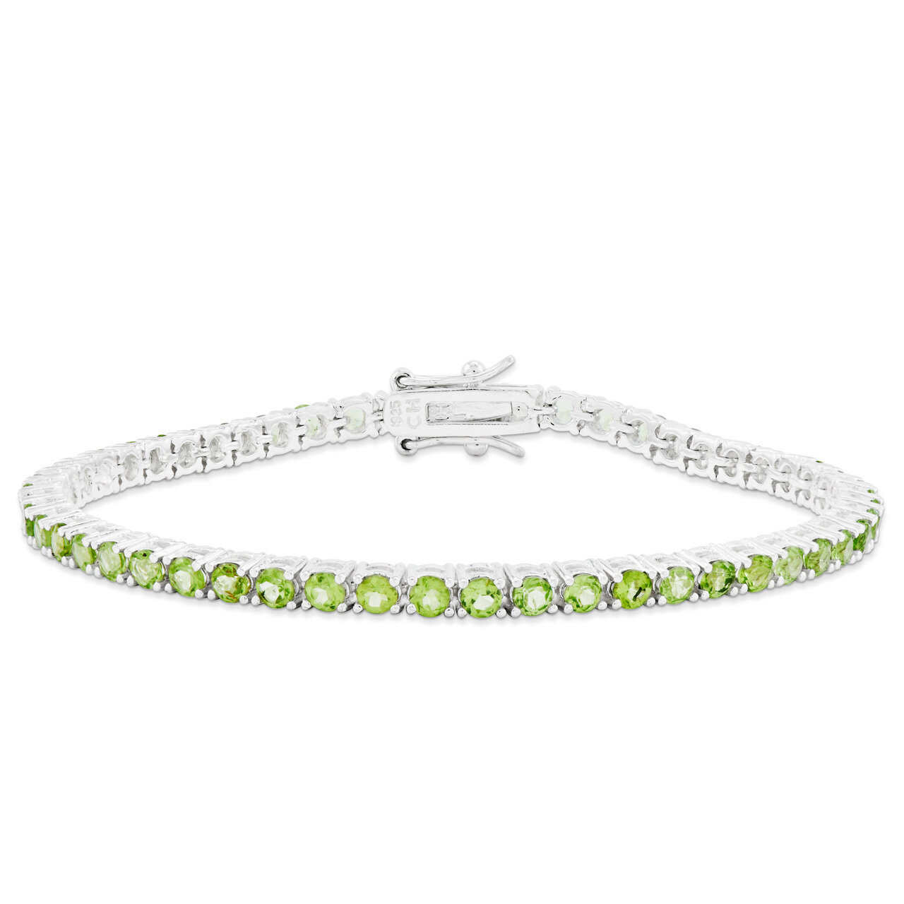 Peridot Bracelet Sterling Silver QX188PE, MPN: QX188PE, 815479015468