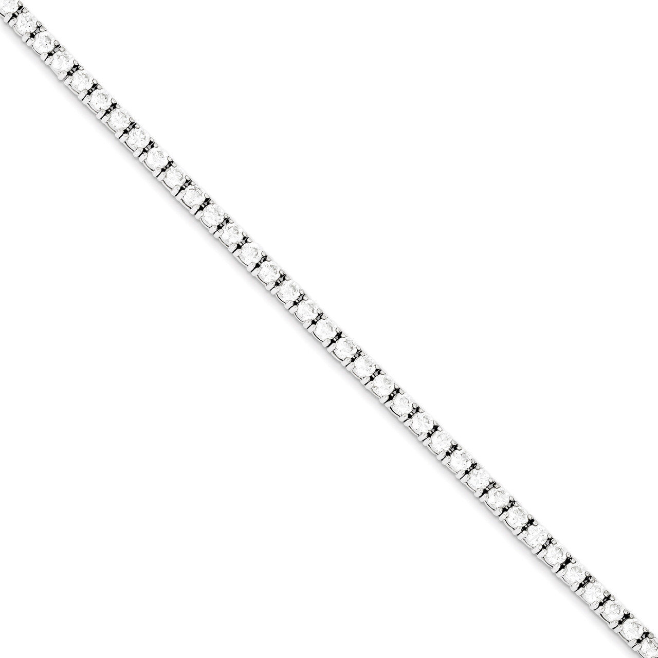 Tennis Bracelet Sterling Silver Diamond QX355CZ, MPN: QX355CZ, 883957261225
