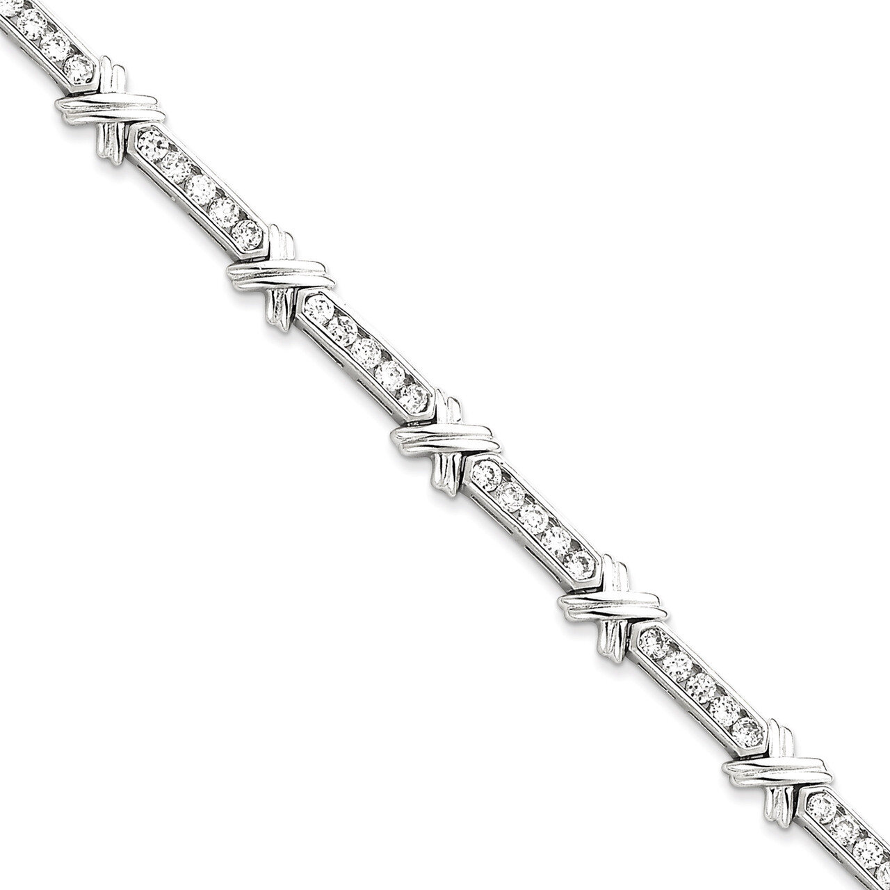 Bracelet Sterling Silver Diamond QX367CZ