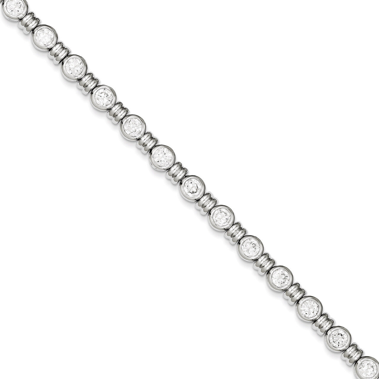 Bracelet Sterling Silver Diamond QX375CZ, MPN: QX375CZ, 191101285967