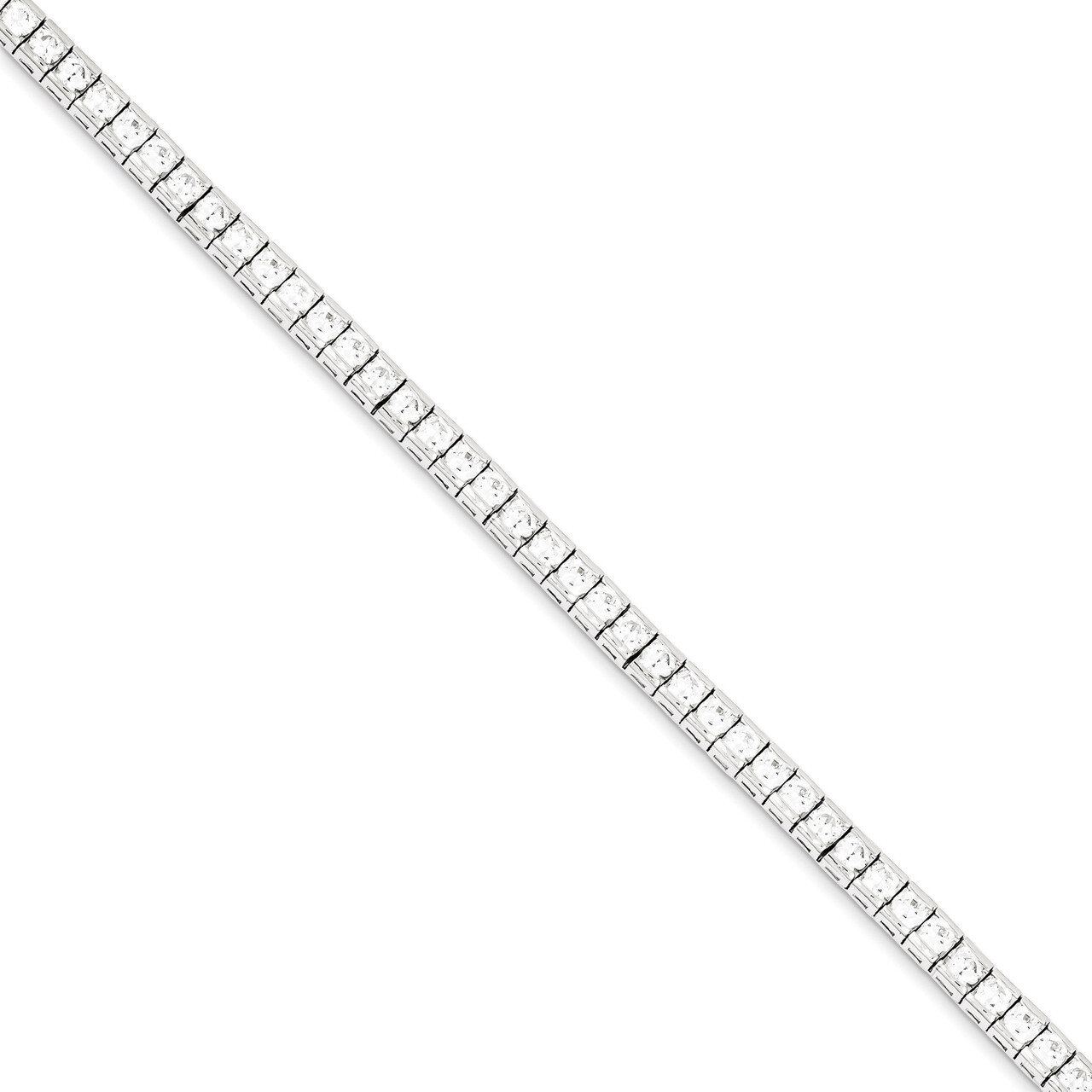 Bracelet Sterling Silver Rhodium-plated Diamond QX813CZ, MPN: QX813CZ, 883957492261