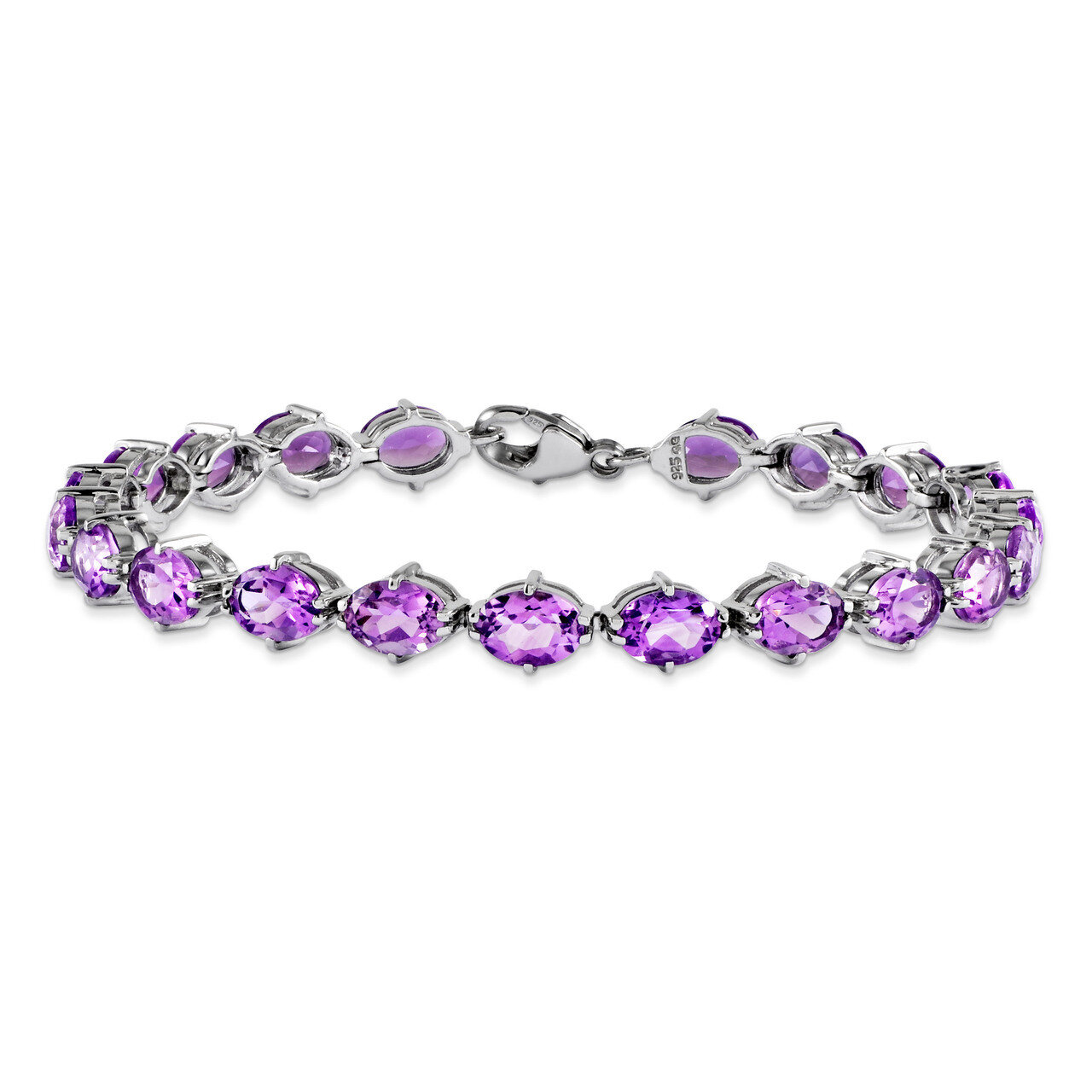 Amethyst Bracelet Sterling Silver QX814AM, MPN: QX814AM, 883957409641