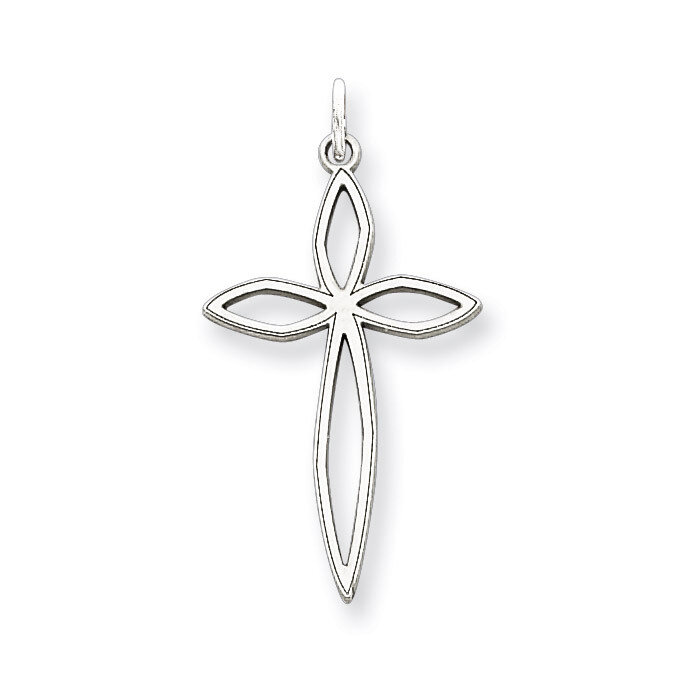 Cross Pendant Laser Designed Sterling Silver QXR126, MPN: QXR126, 883957569871