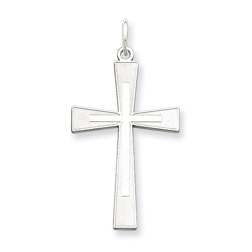 Cross Pendant Laser Designed Sterling Silver QXR151, MPN: QXR151, 883957543833