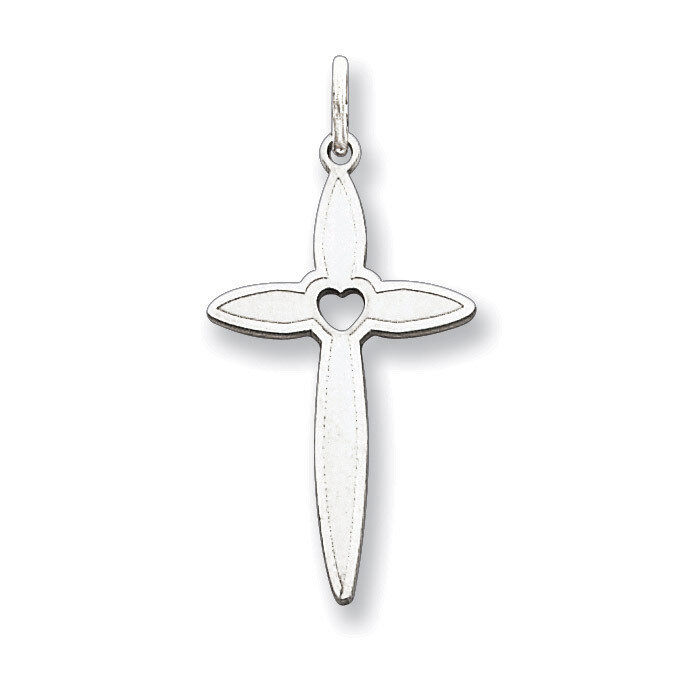 Cross Pendant Laser Designed Sterling Silver QXR185, MPN: QXR185, 883957516790