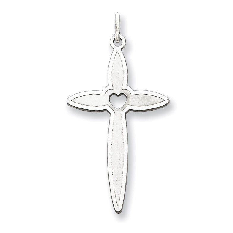 Cross Pendant Laser Designed Sterling Silver QXR186, MPN: QXR186, 883957492414