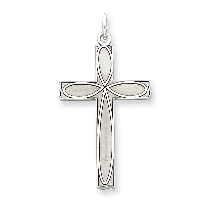 Cross Pendant Laser Designed Sterling Silver QXR204, MPN: QXR204, 883957681221