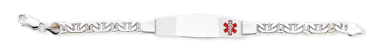 8 Inch Medical ID Anchor Link Bracelet Sterling Silver XSM26-8, MPN: XSM26-8, 883957273594