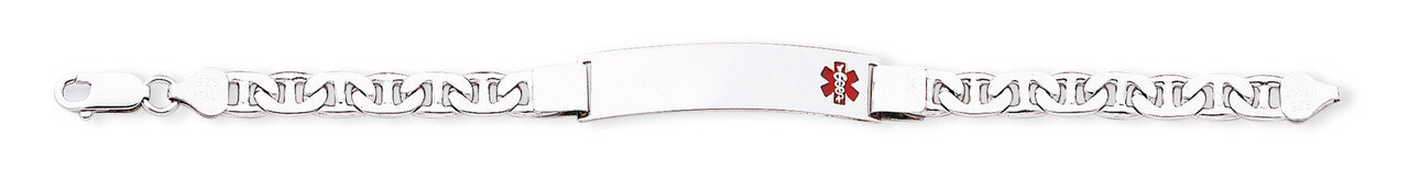 7 Inch Medical ID Anchor Link Bracelet Sterling Silver XSM30-7, MPN: XSM30-7, 883957273686