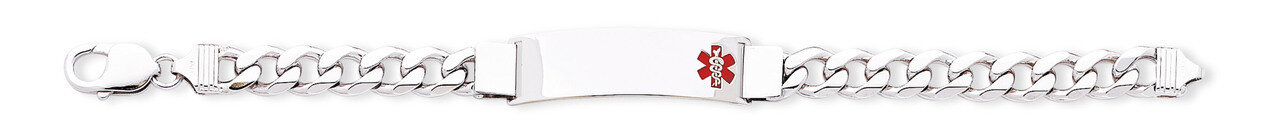7 Inch Medical ID Curb Link Bracelet Sterling Silver XSM34-7, MPN: XSM34-7, 883957273846