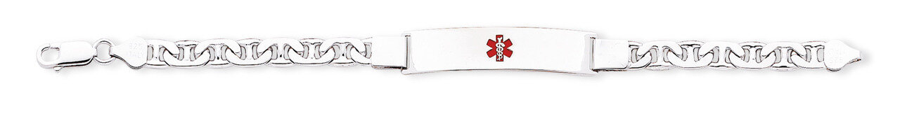 8 Inch Medical ID Anchor Link Bracelet Sterling Silver XSM35-8, MPN: XSM35-8, 883957273891
