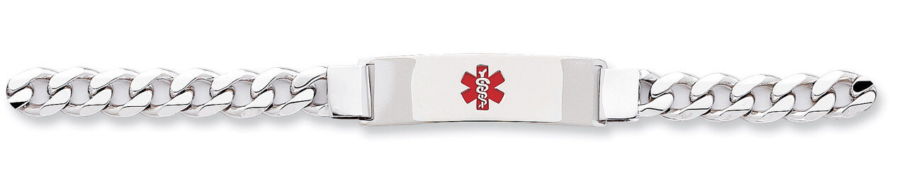 7 Inch Medical ID Curb Link Bracelet Sterling Silver XSM38-7, MPN: XSM38-7, 883957274027