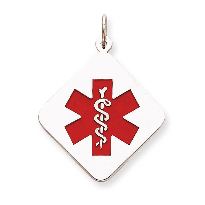 Medical Jewelry Pendant Sterling Silver XSM69
