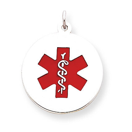 Medical Jewelry Pendant Sterling Silver XSM79, MPN: XSM79, 883957275093