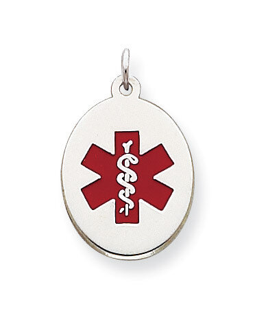 Medical Jewelry Pendant Sterling Silver XSM83, MPN: XSM83, 883957275192
