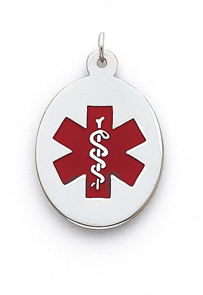 Medical Jewelry Pendant Sterling Silver XSM84
