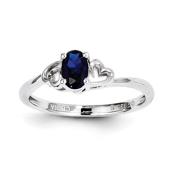 Sapphire September Ring Sterling Silver QBR15SEP, MPN: QBR15SEP, 883957431482