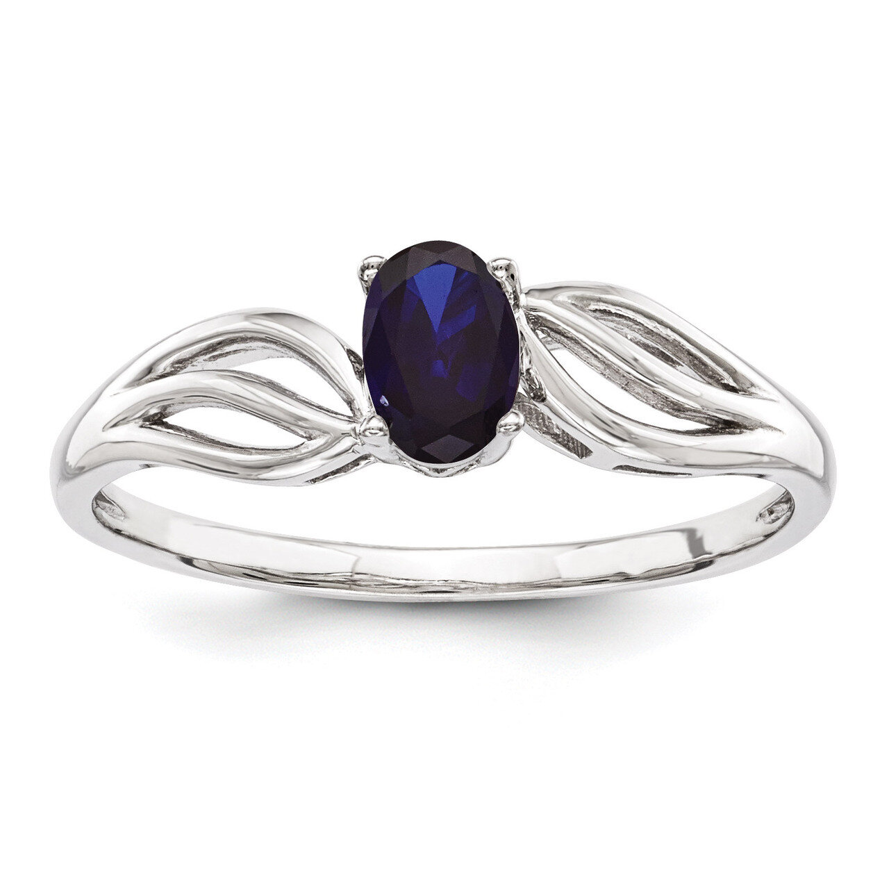 Sapphire September Ring Sterling Silver QBR17SEP, MPN: QBR17SEP, 883957397122
