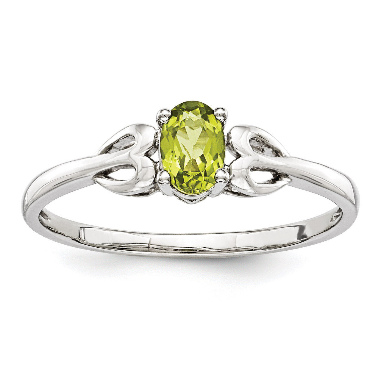 Peridot August Ring Sterling Silver QBR20AUG, MPN: QBR20AUG, 883957431680