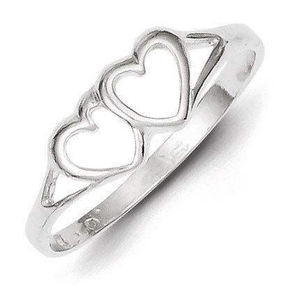 Heart Ring Sterling Silver QR106, MPN: QR106, 883957984131