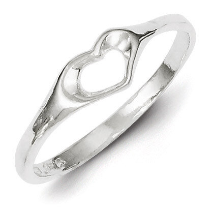 Heart Ring Sterling Silver QR109, MPN: QR109, 883957984339