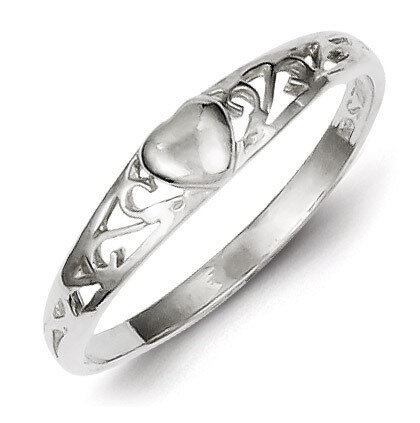 Heart Ring Sterling Silver QR110, MPN: QR110, 883957902562