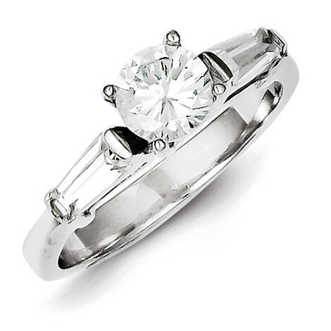 Ring Sterling Silver Diamond QR1273, MPN: QR1273, 883957179742