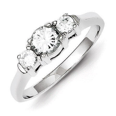 Ring Sterling Silver Diamond QR1320, MPN: QR1320, 883957180564