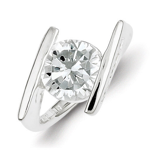 Ring Sterling Silver Diamond QR1355, MPN: QR1355, 883957181110