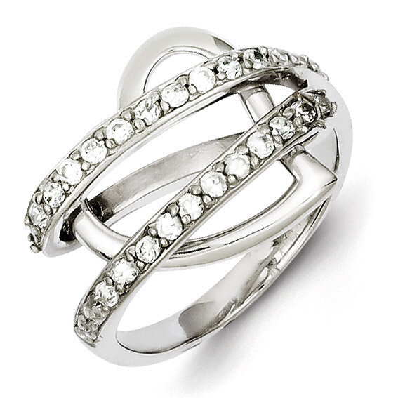 Captured Heart Ring Sterling Silver Diamond QR1357, MPN: QR1357, 883957181127