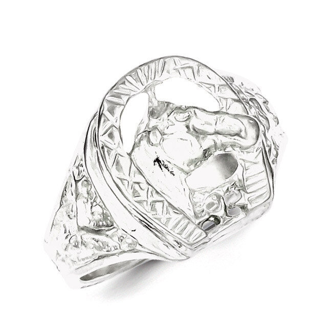 Horseshoe Ring Sterling Silver QR136, MPN: QR136, 883957181196