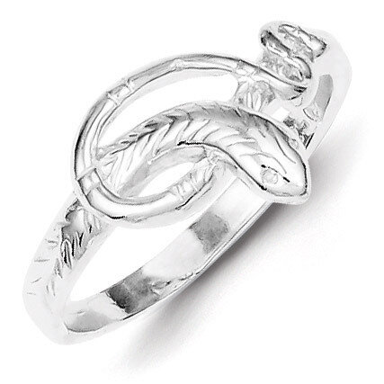 Snake Ring Sterling Silver QR158, MPN: QR158, 883957183329