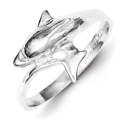 Dolphin Ring Sterling Silver QR162
