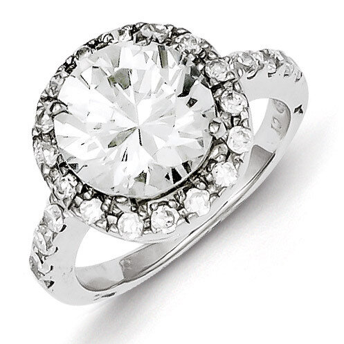 Ring Sterling Silver Diamond QR2009, MPN: QR2009, 886774117294