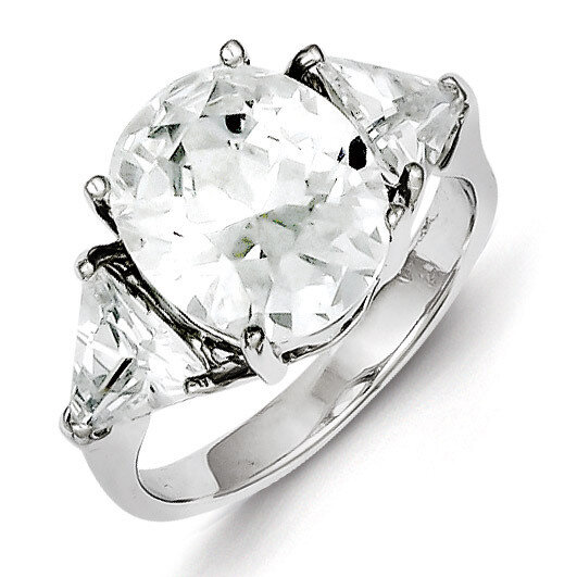 Ring Sterling Silver Diamond QR2055