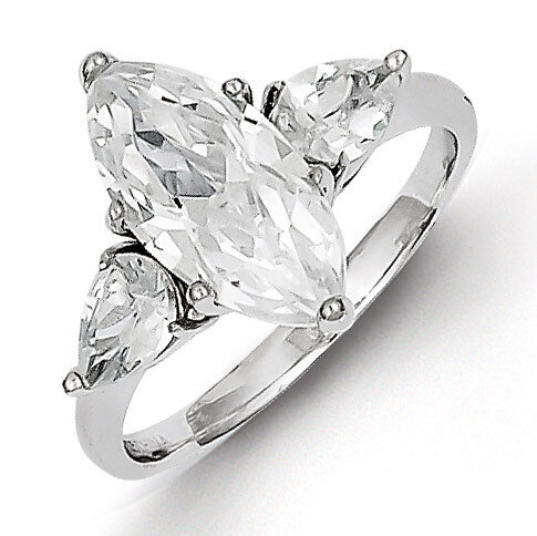 Ring Sterling Silver Diamond QR2064, MPN: QR2064, 883957186795