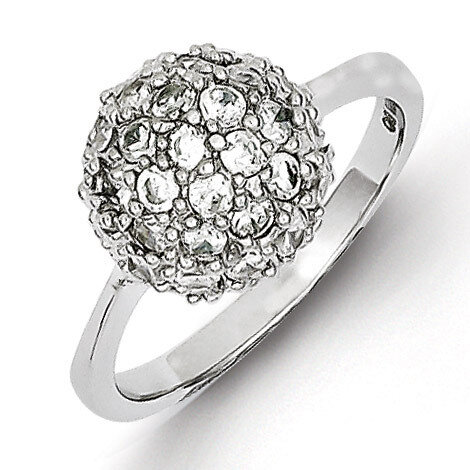 Ring Sterling Silver Diamond QR2175, MPN: QR2175, 191101284472