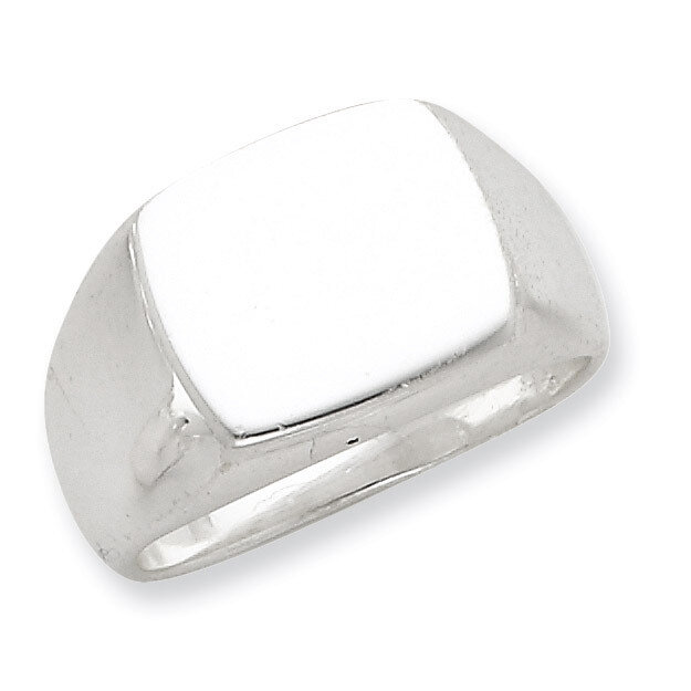 13x15mm Signet Ring Sterling Silver QR2446, MPN: QR2446, 883957249773