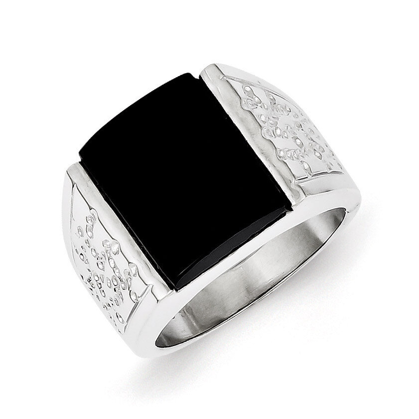 Onyx Men&#39;s Ring Sterling Silver QR2460, MPN: QR2460, 883957250175