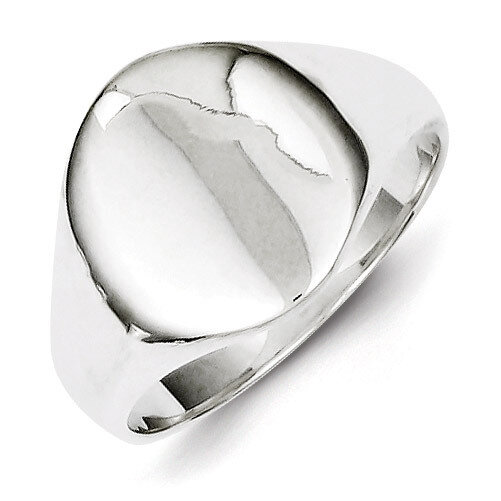 Signet Ring Sterling Silver QR2471, MPN: QR2471, 883957250489