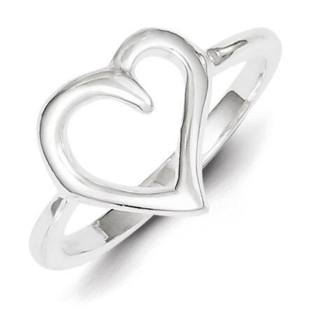 Heart Ring Sterling Silver Polished QR2817, MPN: QR2817, 883957540900
