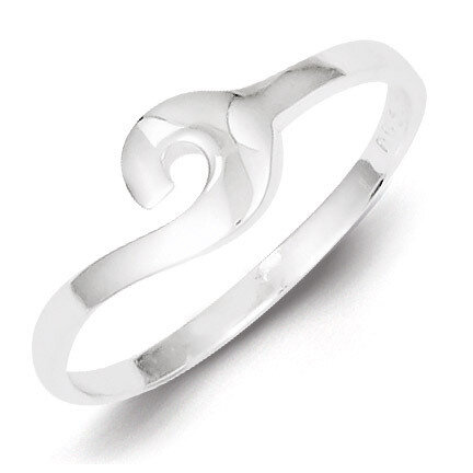 Swirl Ring Sterling Silver Polished QR2821, MPN: QR2821, 883957572680