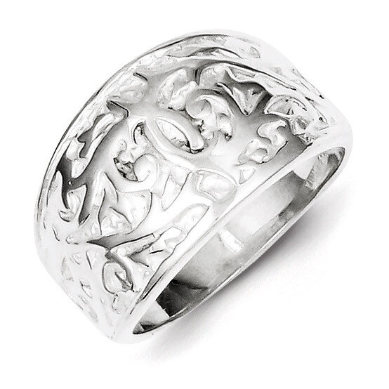 Swirl Design Ring Sterling Silver QR362