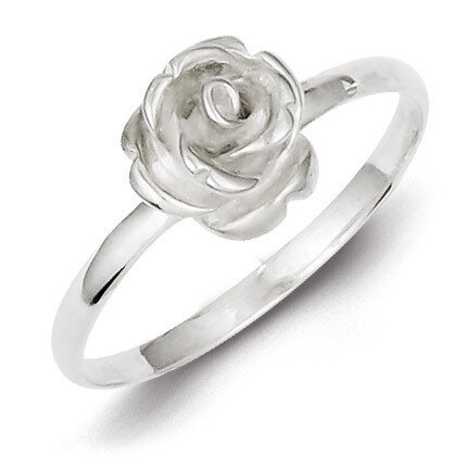 8mm Rose Ring Sterling Silver QR4195, MPN: QR4195, 883957568942