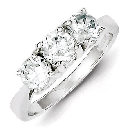 Ring Sterling Silver Diamond QR4235, MPN: QR4235, 883957569826