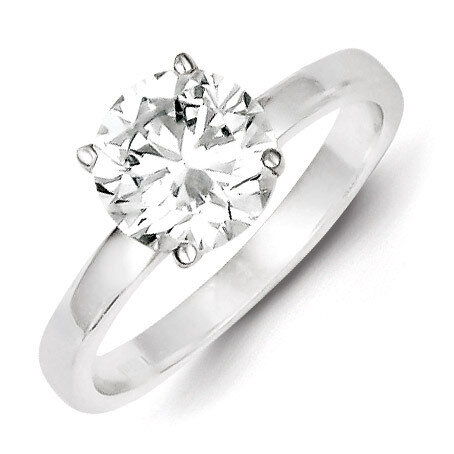 Diamond Ring Sterling Silver Polished QR4237, MPN: QR4237, 883957404936