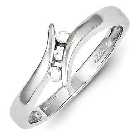 Ring Sterling Silver Rhodium-plated Diamond QR4271, MPN: QR4271, 883957497655