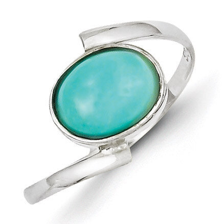 Oval Amazonite Ring Sterling Silver QR4304, MPN: QR4304, 883957537764