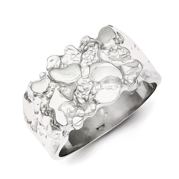 Woman's Nugget Ring Sterling Silver QR4445
